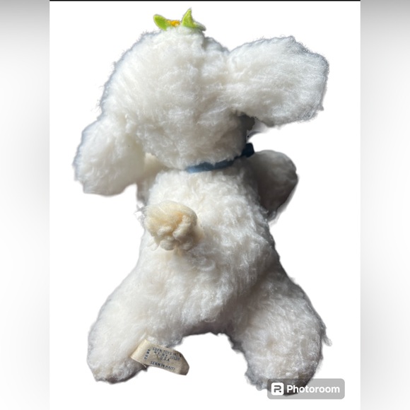 Vintage Eden White Sheep Lamb Plush Musical Wind Up Mary Had a Little Lamb - Picture 3 of 5